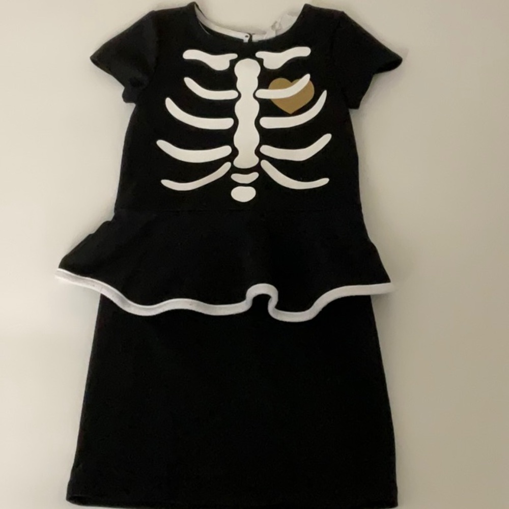 Black Skeleton Kids dress